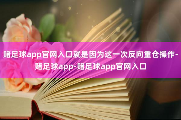 赌足球app官网入口就是因为这一次反向重仓操作-赌足球app-赌足球app官网入口