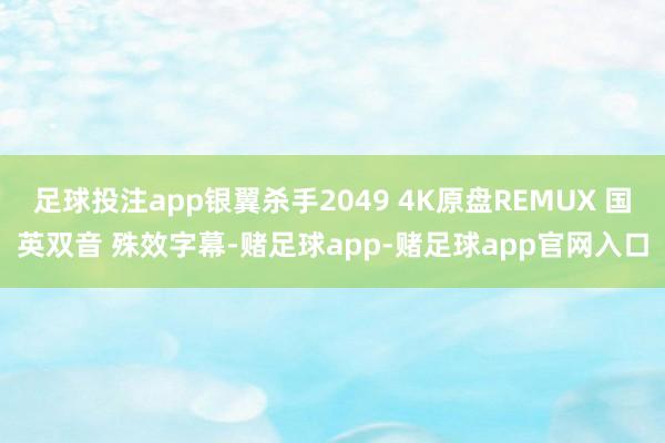 足球投注app银翼杀手2049 4K原盘REMUX 国英双音 殊效字幕-赌足球app-赌足球app官网入口