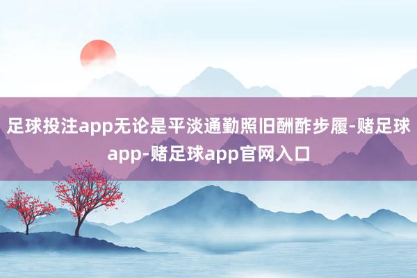 足球投注app无论是平淡通勤照旧酬酢步履-赌足球app-赌足球app官网入口