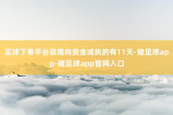 买球下单平台获南向资金减执的有11天-赌足球app-赌足球app官网入口
