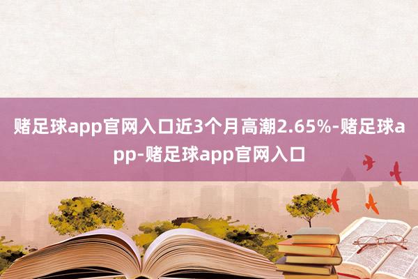赌足球app官网入口近3个月高潮2.65%-赌足球app-赌足球app官网入口